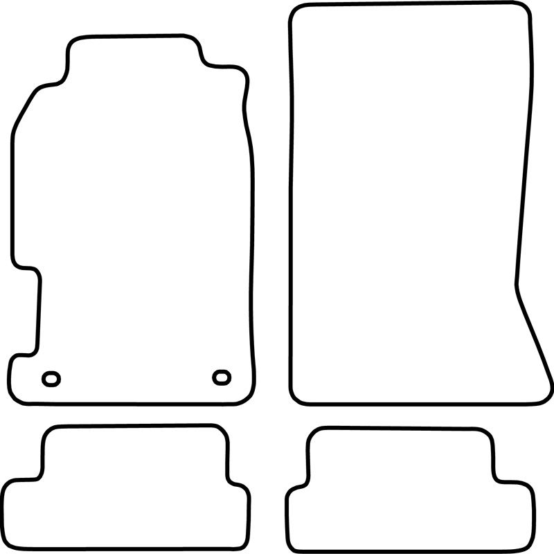 Set car mats  Honda Prelude 1997-2000