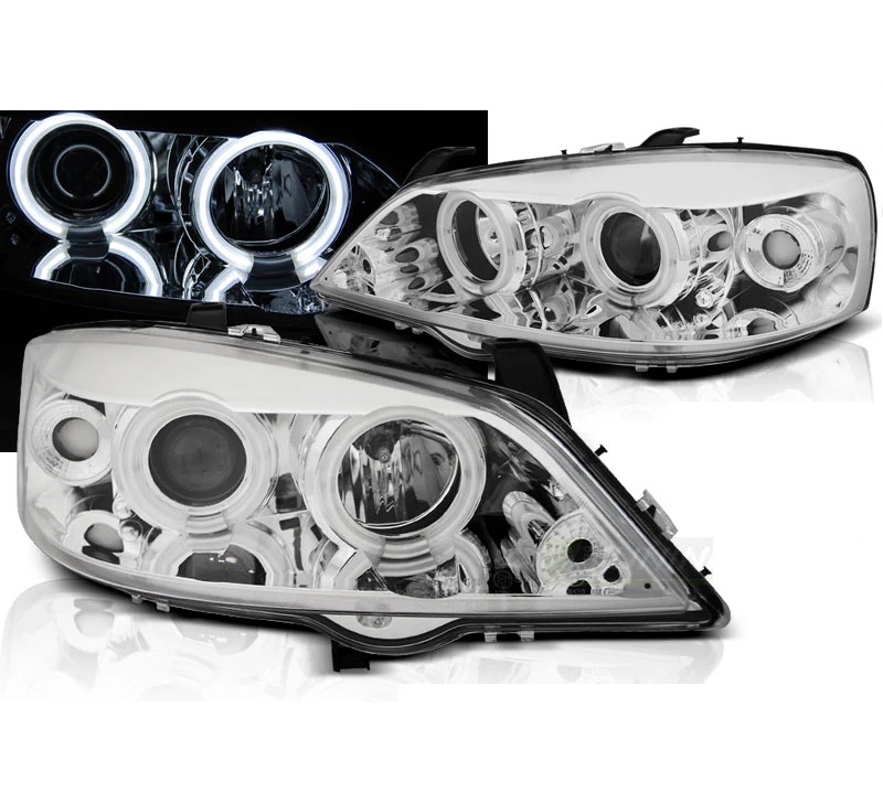 Headlights Opel Astra G Angel Eyes Ice CCFL
