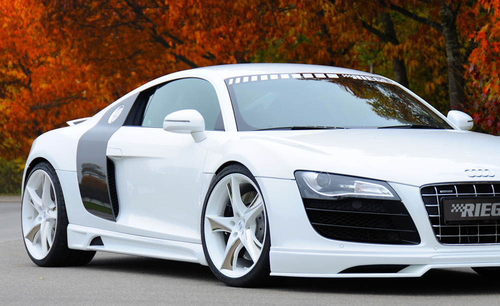 Zijskirts passend voor Audi R8 Rieger