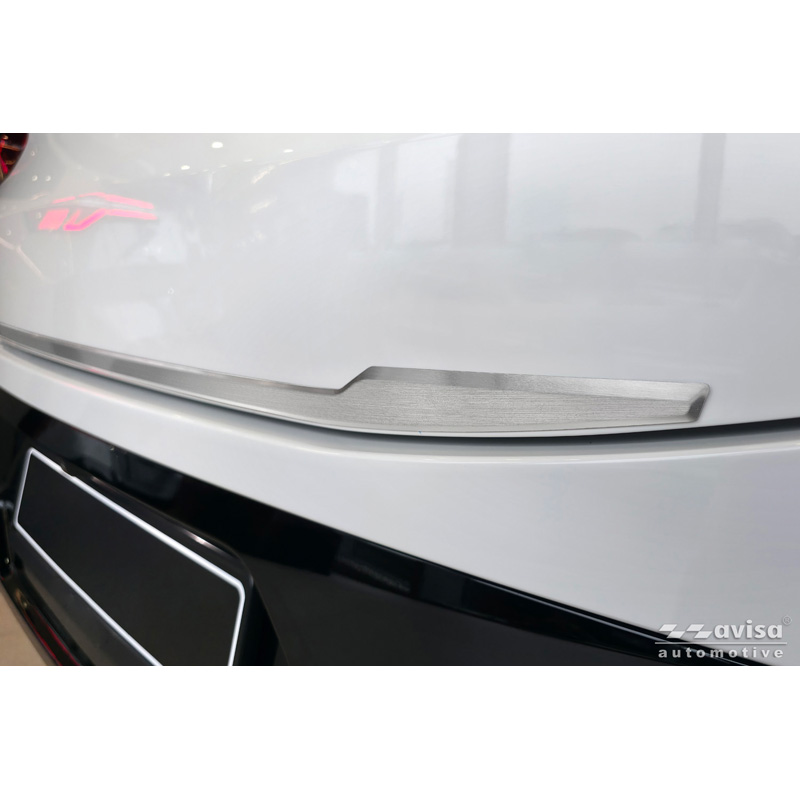 Avisa Brushed Stainless Steel Trunk Tailgate Trim Cover  BMW X4 II (G02) M-Sport Facelift 2021-