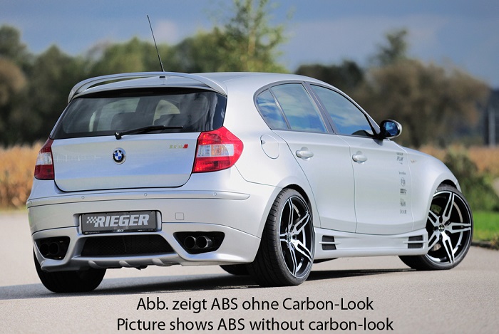 Sideskirts passend voor BMW E87 ABS Carbon-look Rieger