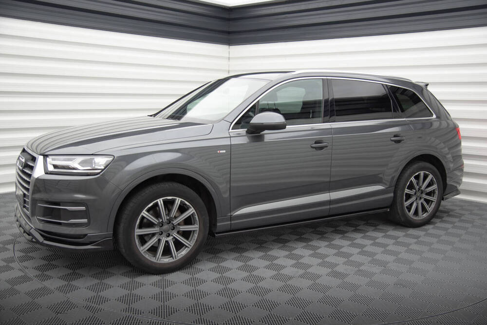 Zijskirts passend voor Audi Q7 4M Maxton Glans Zwart