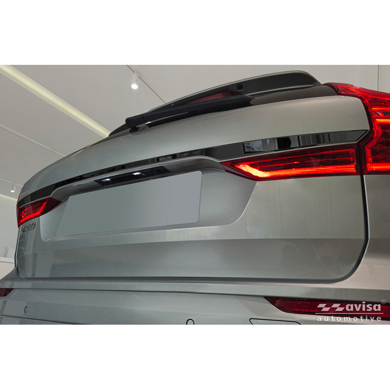 Avisa Black Chrome Stainless Steel Tailgate Trim  Volvo XC60 II 2017-2021 & Facelift 2021-