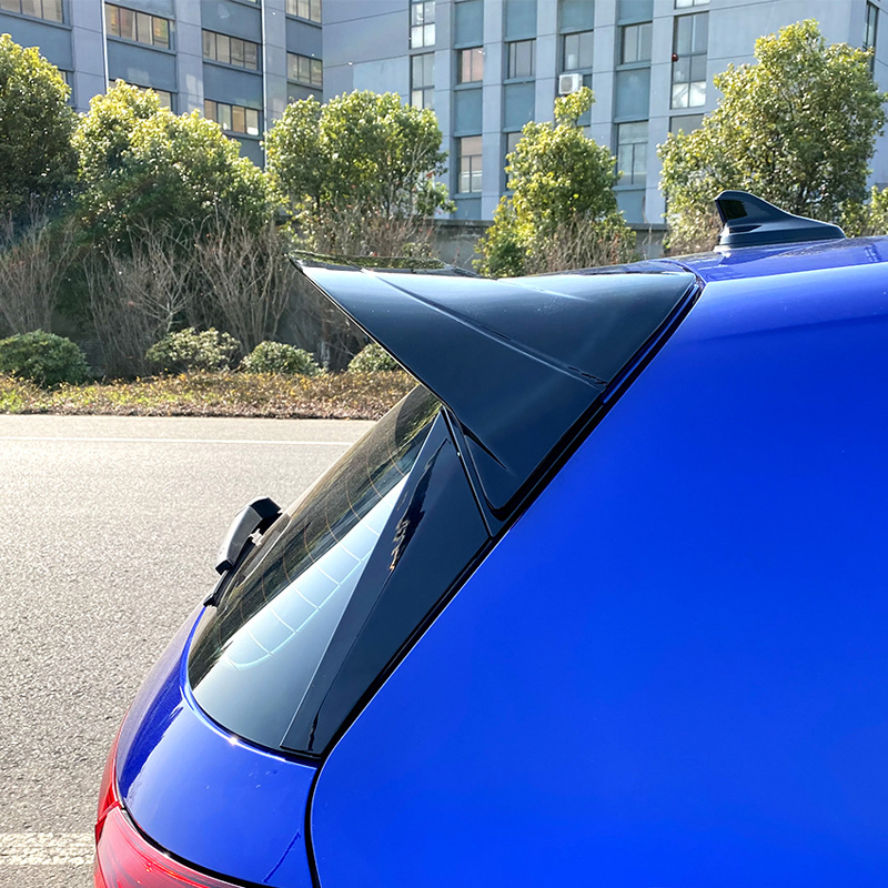 Roof spoiler  Volkswagen Golf VIII HB 3/5-doors 2020- 'CS-Look' excl. GTi/GTD/GTE/R/R-Line (ABS Glossy Black)