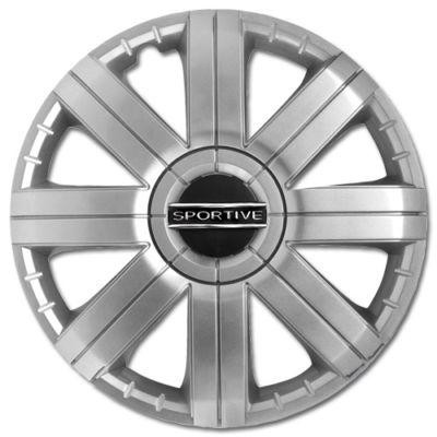 Wheelcover Set Sportive Zilver 14''