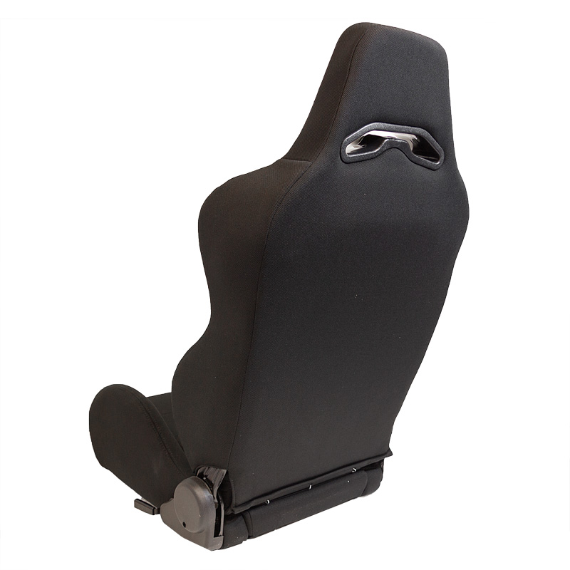 Sport seat 'Eco' - Black - Left-side reclinable back-rest - incl. slides