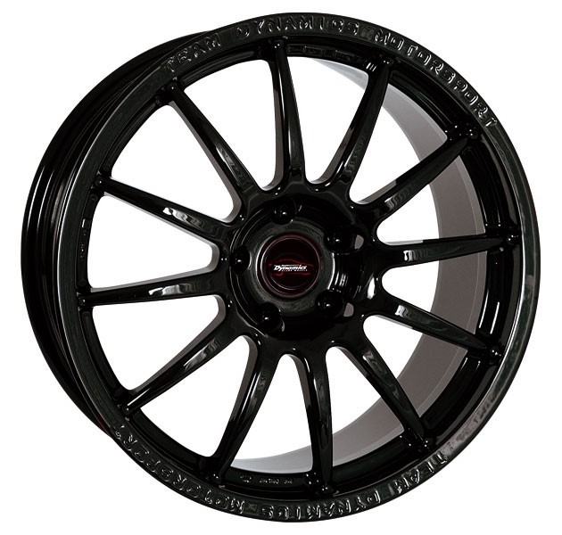 Team Dynamics Pro Race 1.2 7.5x17 5x100 ET 40 Glans Zwart