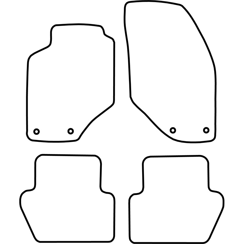 Set car mats  Volvo 850 1991-1997