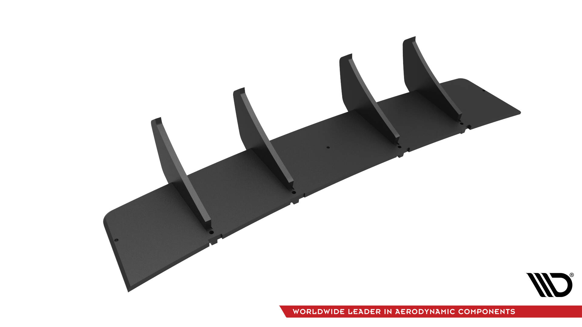 Street Pro Achter Diffuser passend voor Audi S3 / A3 S-line 8Y Facelift Maxton Glanzend zwart