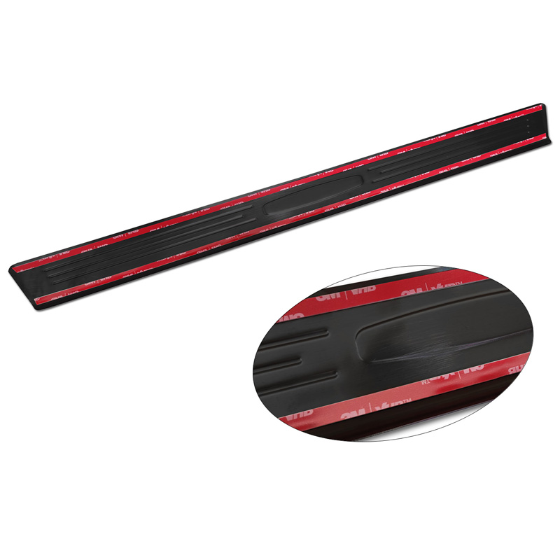 Black Inox door sill protectors  Volkswagen ID.5 2021- 'E-Power' - 4-pieces