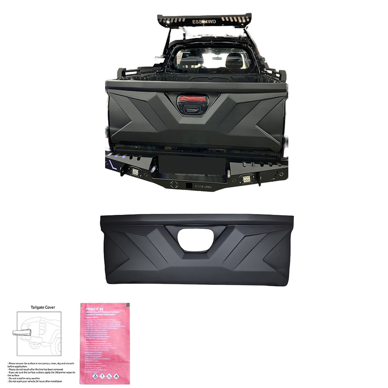 Tailgate Cover  Mitsubishi L200 Triton 4 2010-2014 - Matt black