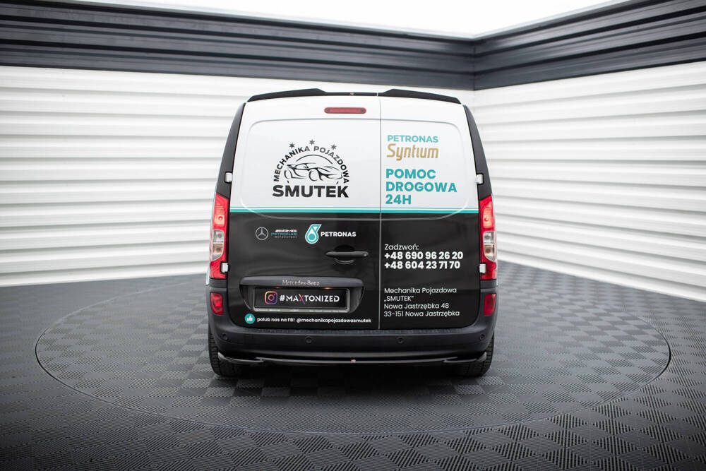 Spoiler passend voor Mercedes Benz Citan Maxton Glans Zwart