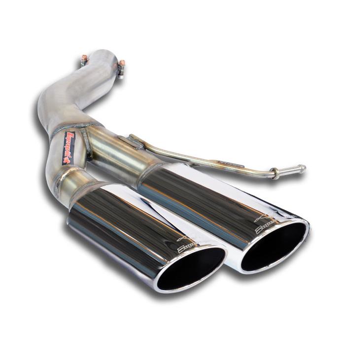 AUDI A6 C7 4G (Sedan + Avant) 2.0 TFSI (211 Hp) 2013 -> 2014 Rear pipe Left 100x75 (Muffler delete)