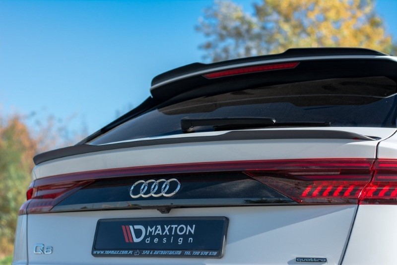 Spoiler passend voor Audi Q8 S-Line / SQ8 Maxton Glans Zwart