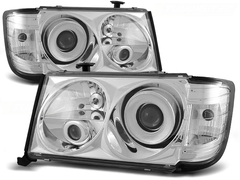Headlights Mercedes E-class W124 86-93 Chrome