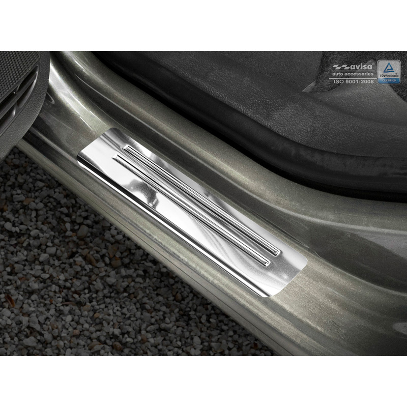 Inox door sill protectors  Volkswagen Golf VII 5-doors & Variant 2012-2020 - 'Special Edition' - 4-pieces