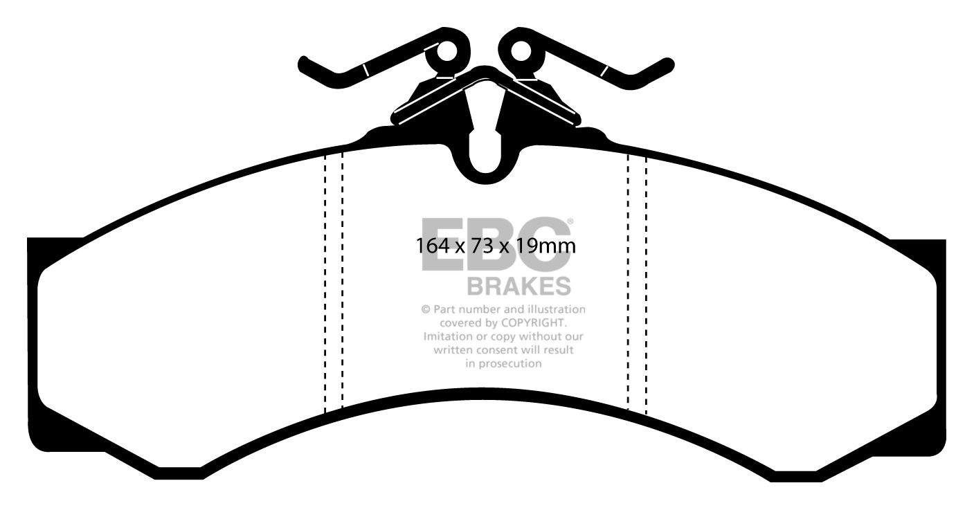 EBC Brakes VW Karmann Ghia (Type 14) 1.6 70-71 Remblokken voorzi