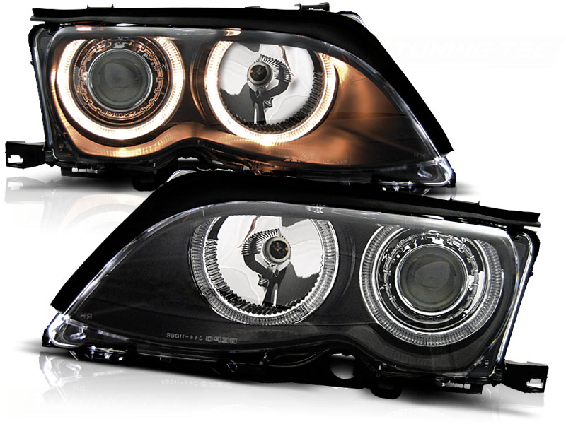 Headlights BMW E46 Angel eyes Sedan/ Touring