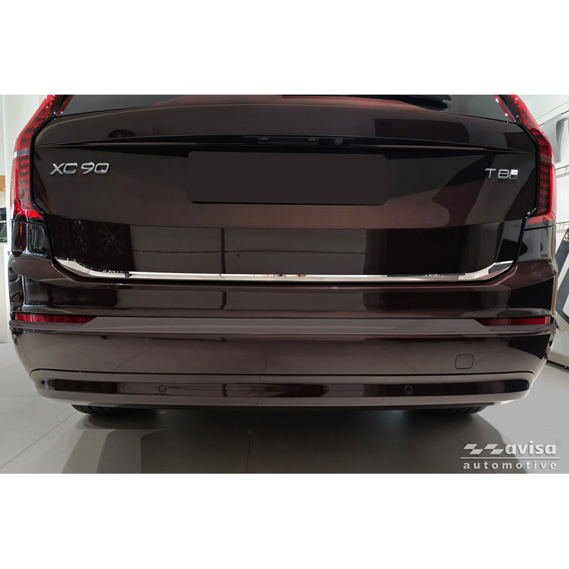 Avisa Chrome Stainless Steel Trunk Tailgate Trim Cover  Volvo XC90 II 2015-19, Facelift 2019-2024 & Facelift 2024-