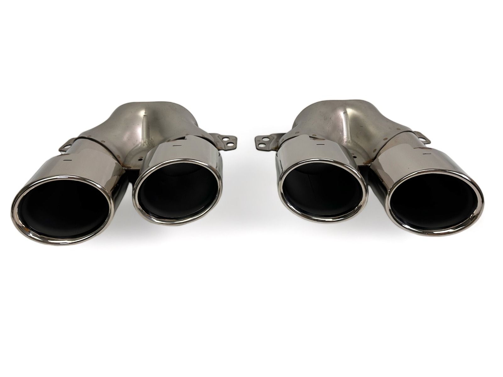 Diffuser passend voor Mercedes C Klasse W206 S206 C43 AMG Look Chroom