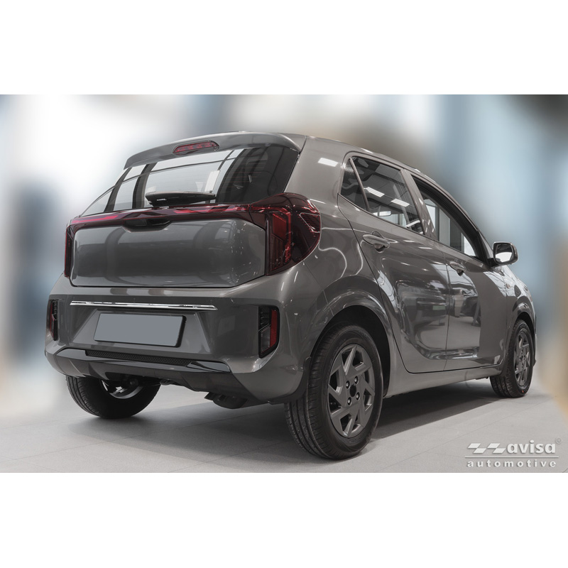 Avisa Chrome Stainless Steel Trunk Tailgate Trim Cover  Kia Picanto III (JA) Facelift 2024-