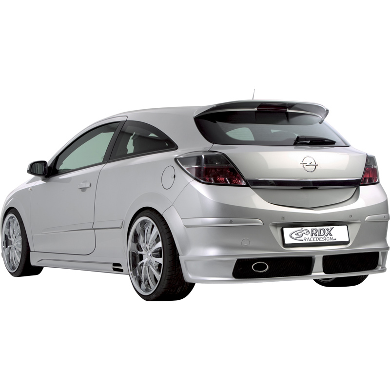 Rear bumper skirt  Opel Astra H GTC (PU)