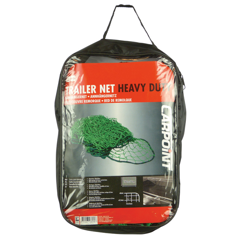 Carpoint Trailer Cargo Net 160x250cm with Elastic Cord