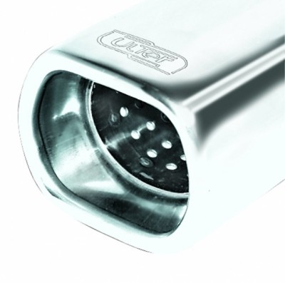 muffler BMW 3-serie compact e46 2002-2005 RVS eindstuk 80x65mm