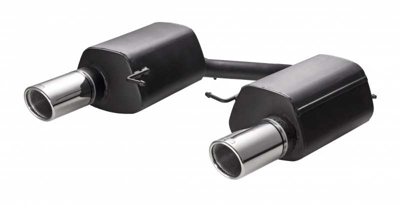 muffler BMW 6-serie e63 2004-2013 RVS eindstuk 120x80mm