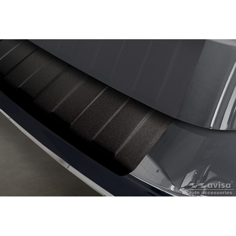 Matt Black Stainless Steel Rear bumper protector  Mercedes B-Class III W247 / AMG 2018-