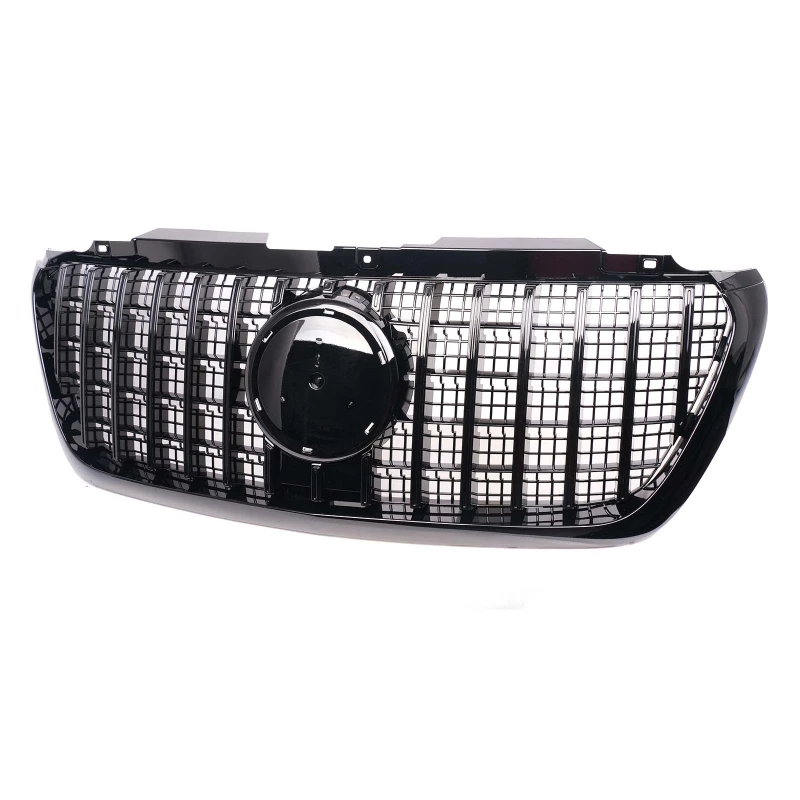 Grill passend voor Mercedes Sprinter W907 W910 18- Zwart AMG Look Mesh