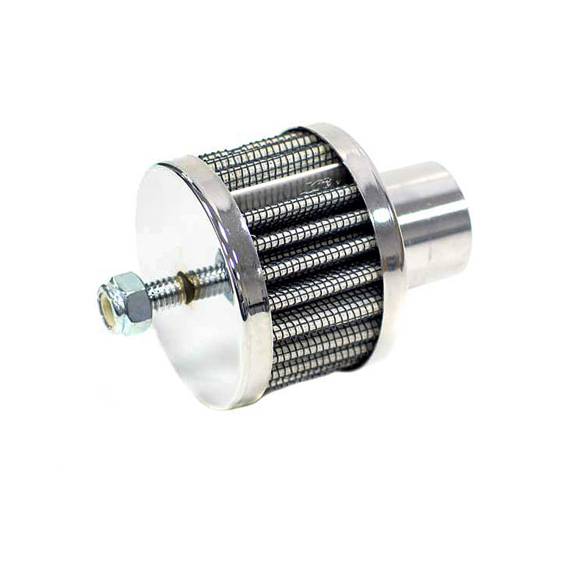 K&N Crankcase Vent Filter - Steel Base - 25mm flange - With mounting stud (62-1130)