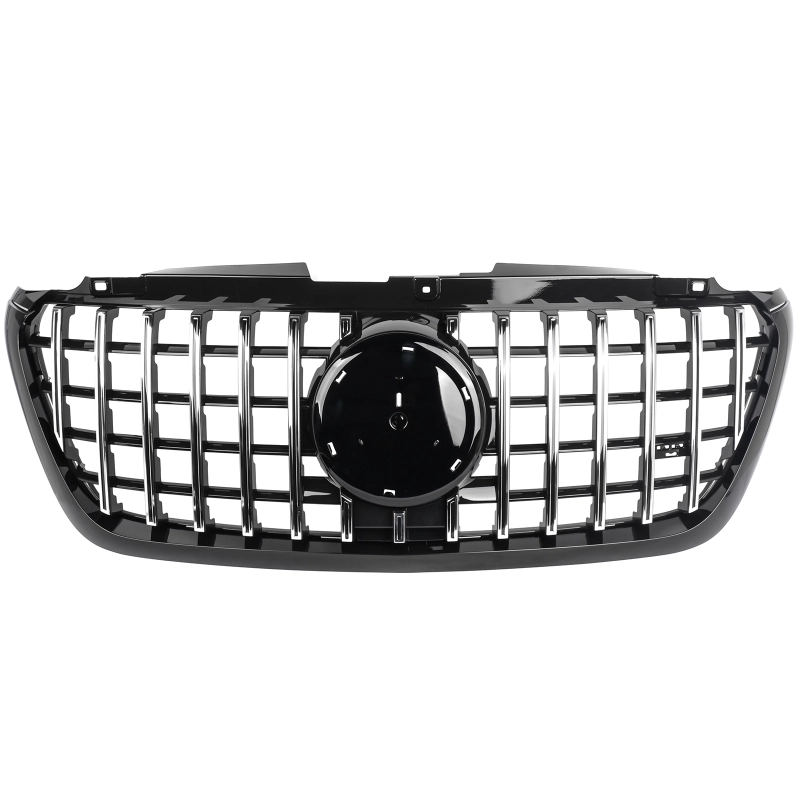 Grill passend voor Mercedes Sprinter W907 W910 18- Zwart/Chroom AMG Look