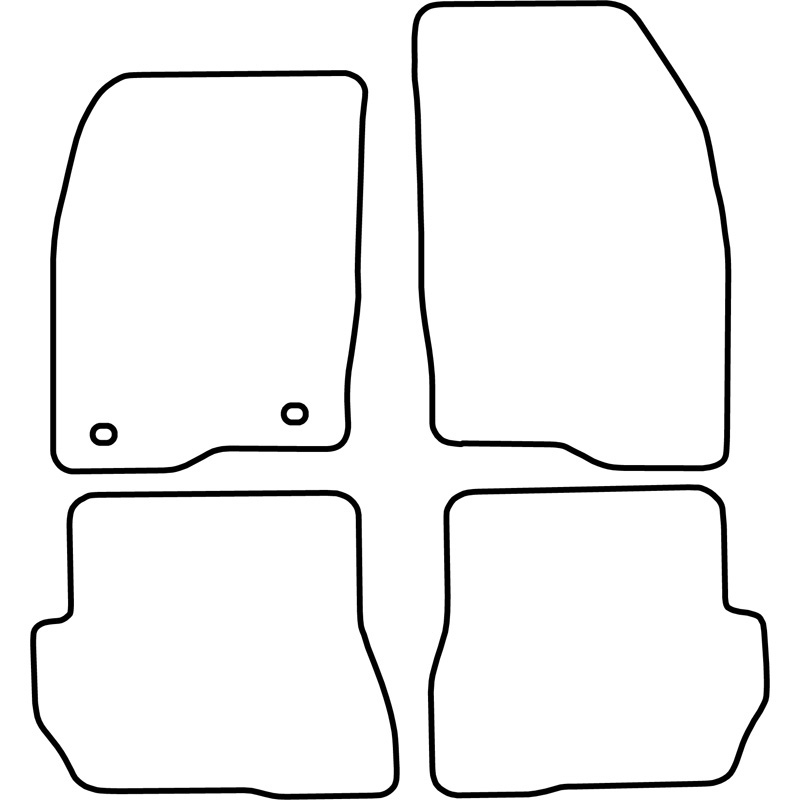 Set velour car mats  Mazda 2 MPV 2003-2006