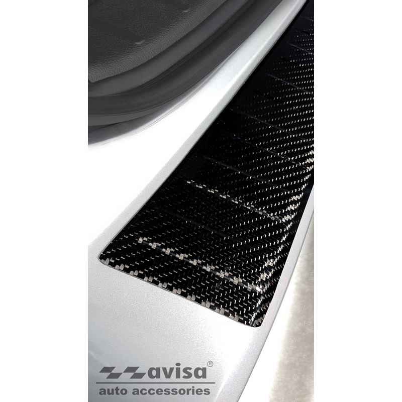 Real 3D Carbon Rear bumper protector  Mitsubishi ASX Facelift 2019- 'Ribs'
