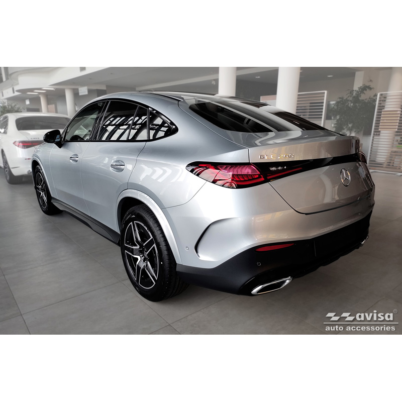 Real 3D Carbon Rear bumper protector  Mercedes GLC II Coupe (C254) 2022-