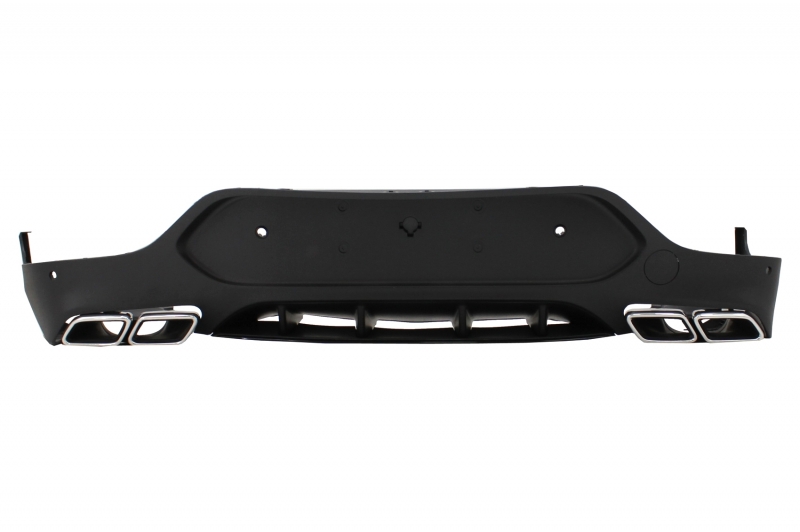 Diffuser passend voor Mercedes GLC C253 COUPE (2015-..) GLC63 Uitlaat sierstukken