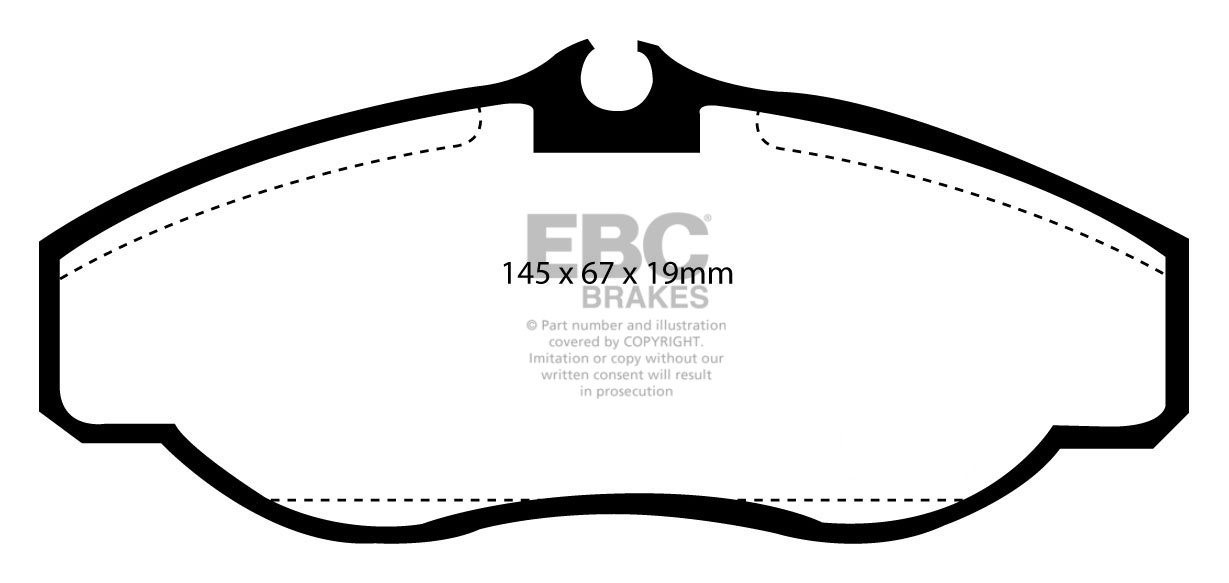EBC Brakes LAND ROVER Discovery 4.0 98-2004 Remblokken voorzijde