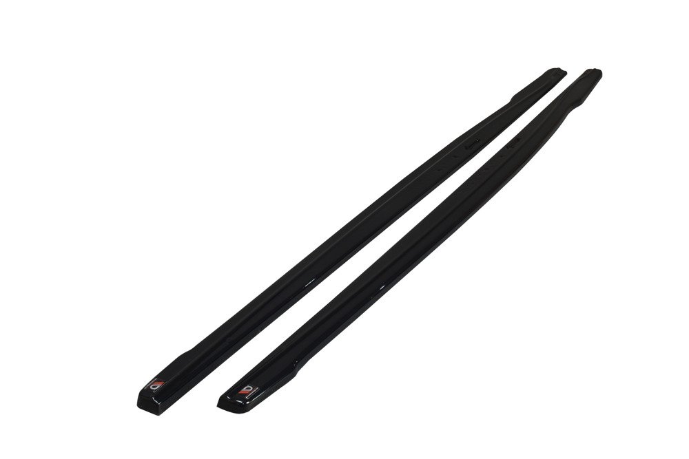 Zijskirts Diffuser passend voor BMW 1-Serie F20/F21 Facelift M-Power Gloss Black V2