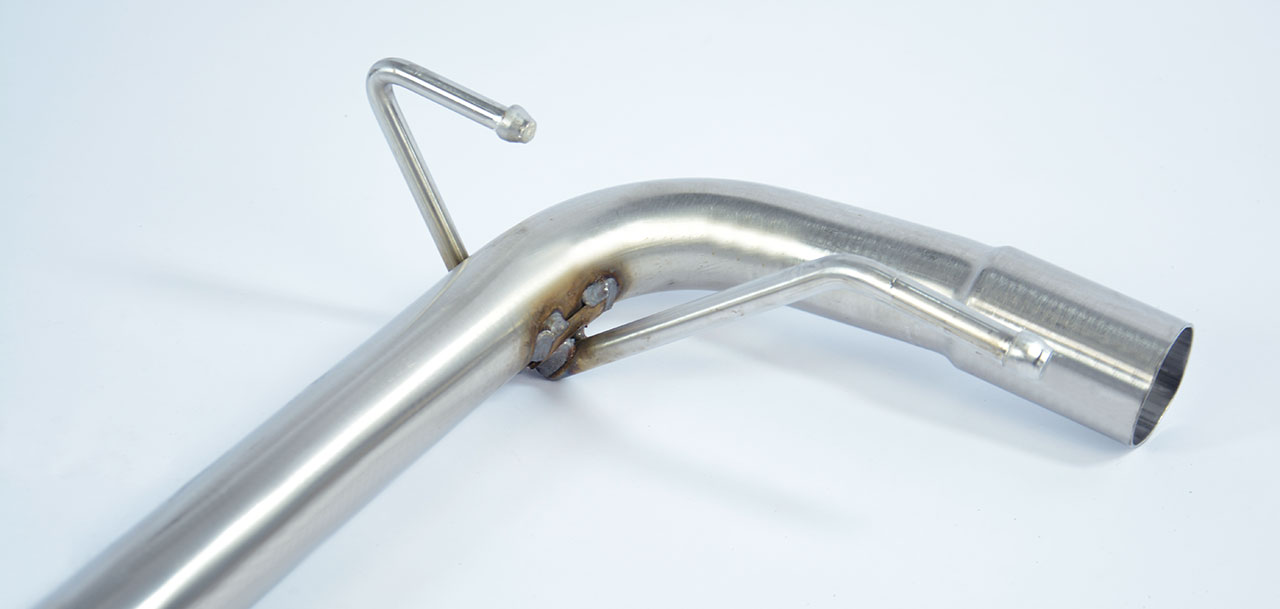 695 ABARTH 1.4T "Biposto Record" (190 Hp) 2015 Rear pipe kit Right - Left (Muffler delete)