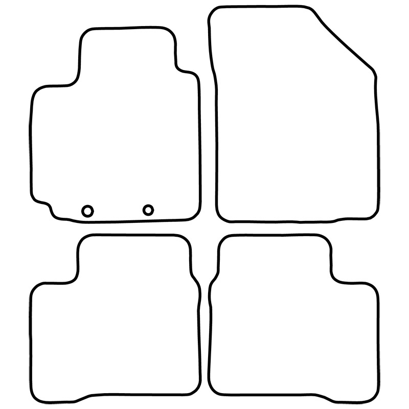 Set velour car mats  Suzuki Swift IV 2017-
