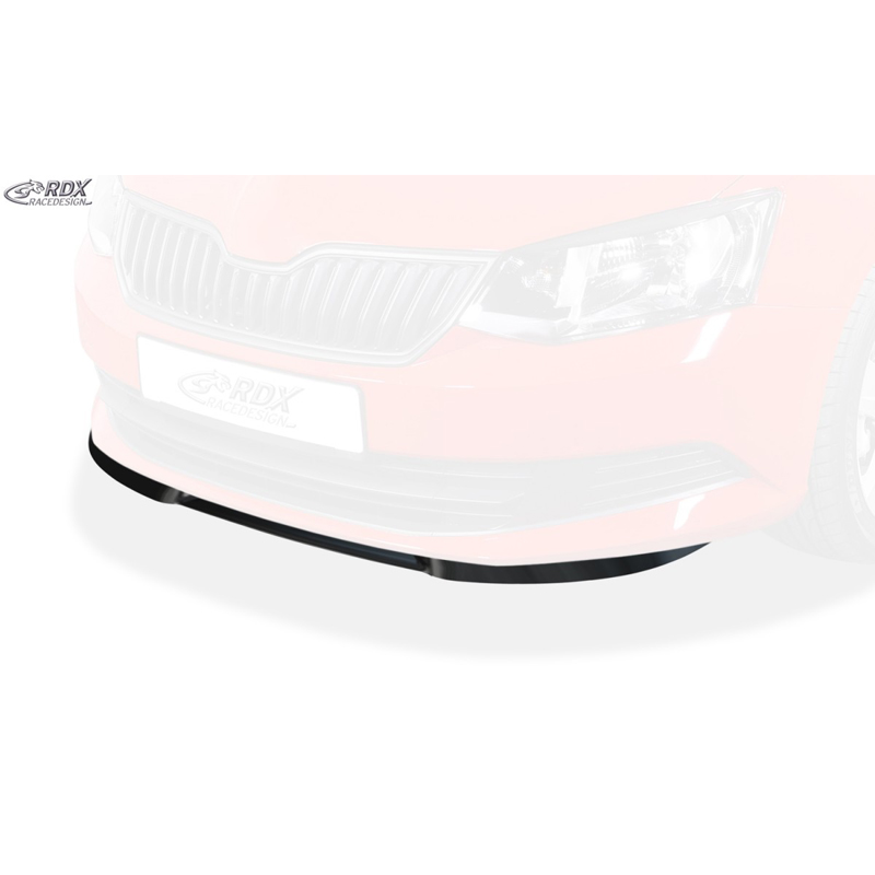 RDX Universal Cup 2.0 Front spoiler lip - Flexible - Black (PU)