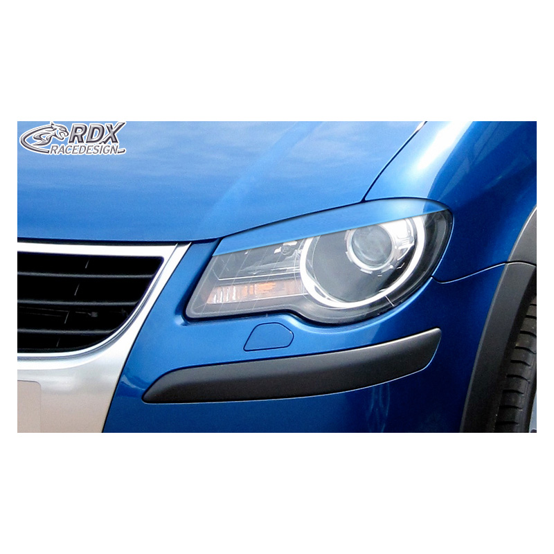 Head light spoilers  Volkswagen Touran 1T Facelift 2006-2011 (ABS)