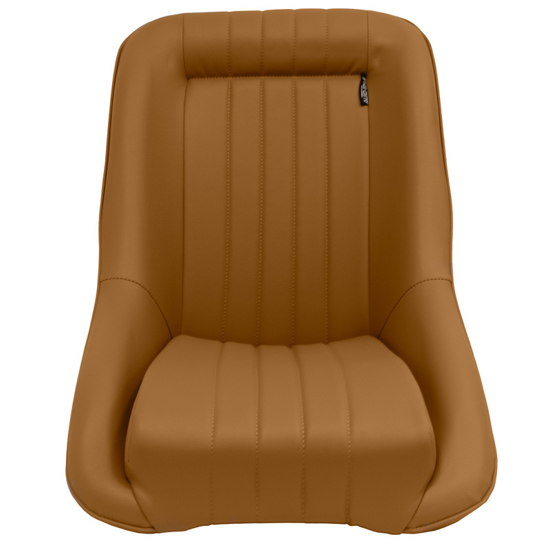 Sport seat 'Classic' - Beige Synthetic leather - Non-reclinable back-rest - incl. slides