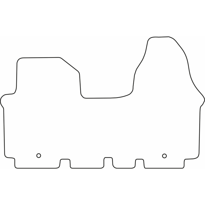 Set car mats  Renault Trafic 2001-2014 (only front)