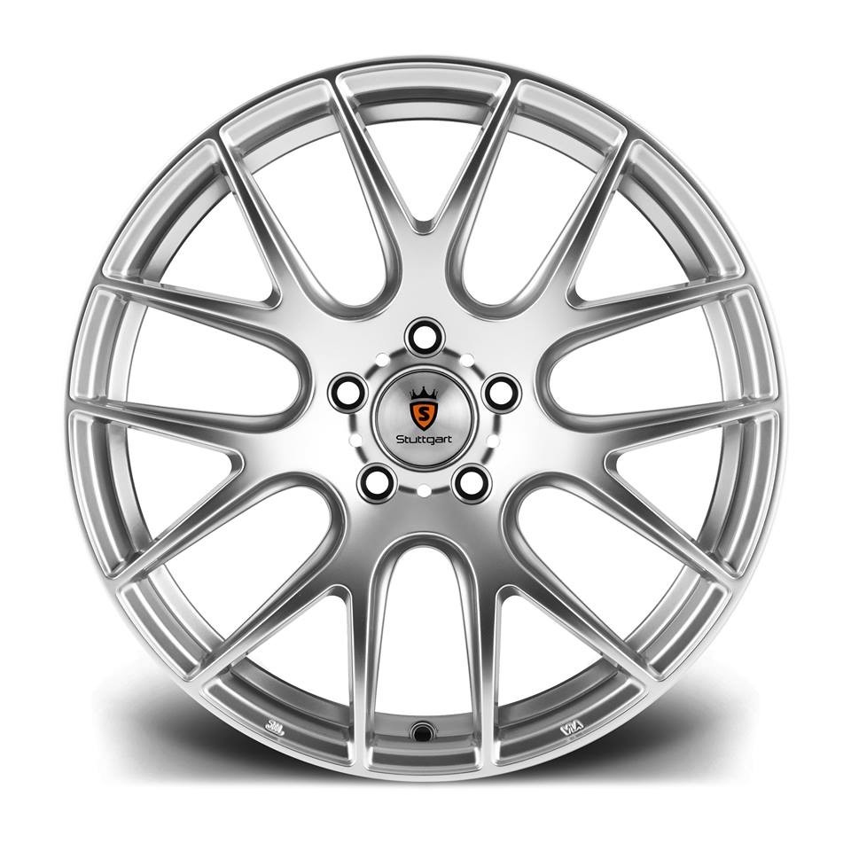 STUTTGART ST3 10x20 5x120 ET38 HYPER SILVER Wheels