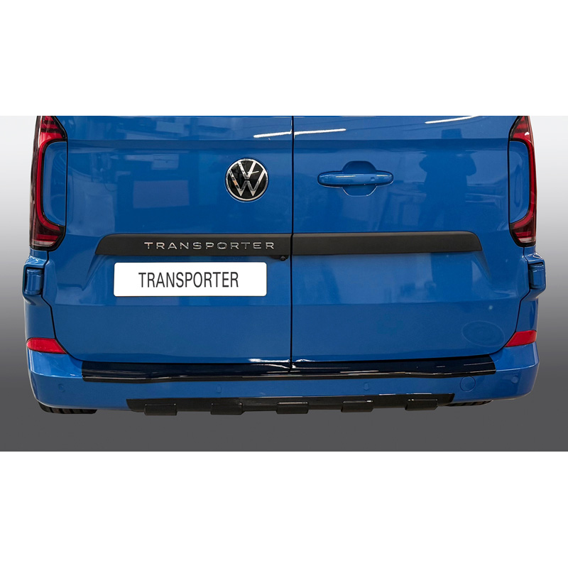 RGM Rear bumper skirt 'Skid-Plate'  Ford Transit Custom / Tourneo Custom (V710) 2023- & Volkswagen Transporter T7 2024- (ABS Gloss Black)