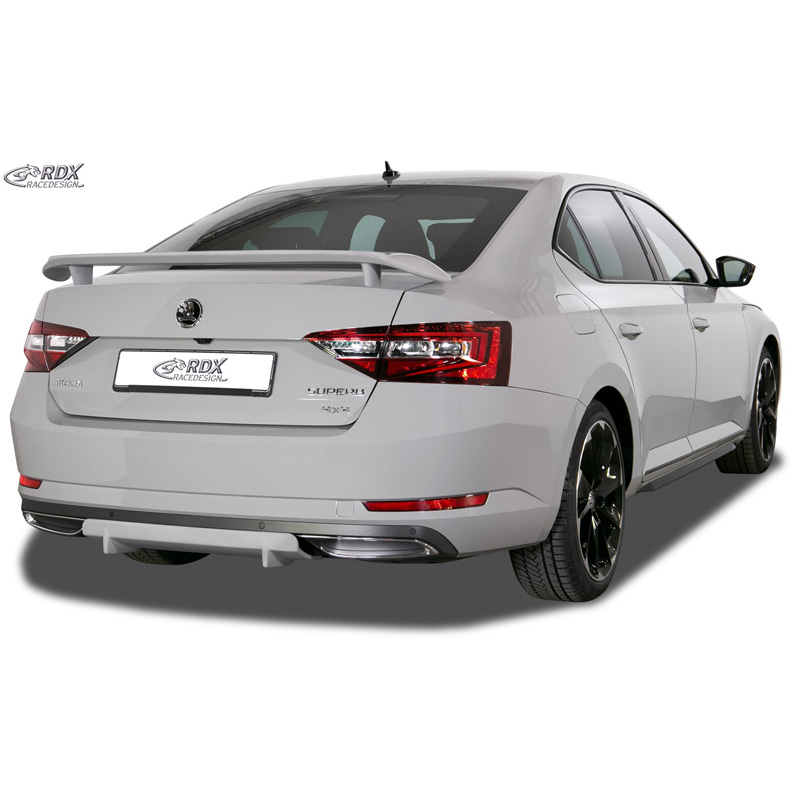 Rear bumper skirt 'Diffuser U-Diff XL'  Skoda Superb III (3V) 2015- (PU)