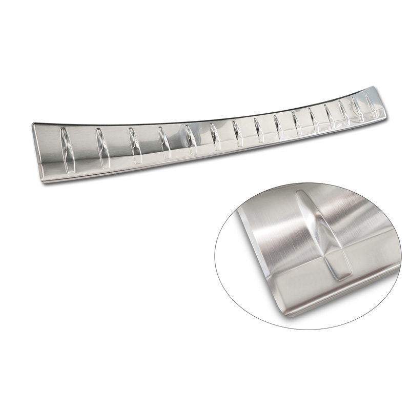 Stainless Steel Rear bumper protector  Mazda 2 Hybrid 2022- 'Ribs'