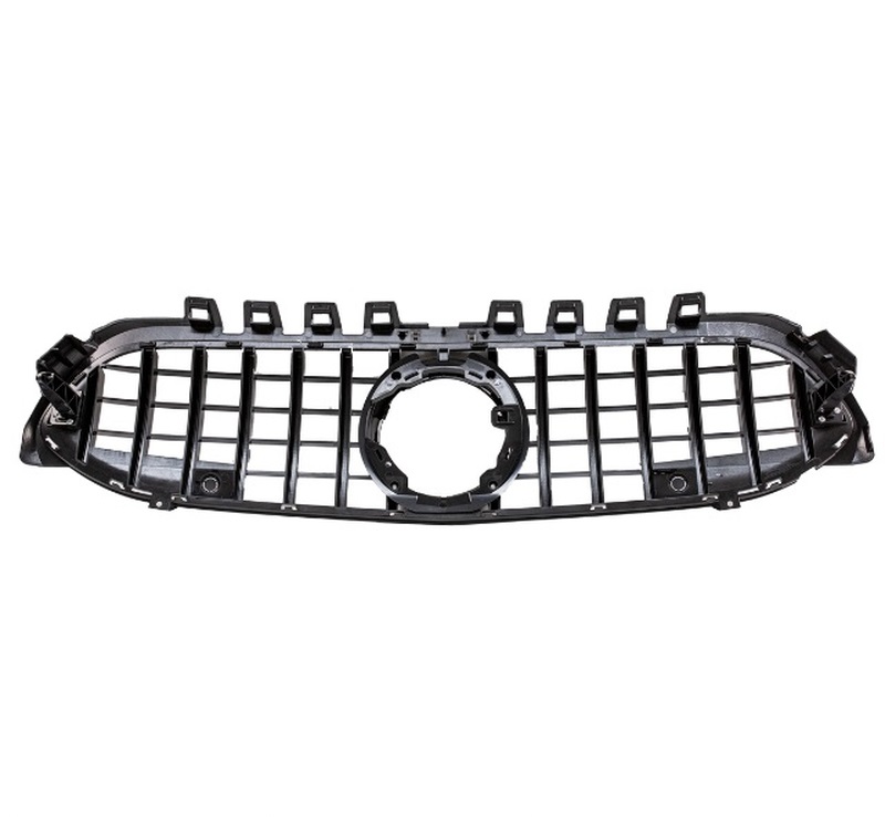 Grill passend voor Mercedes A klasse W177 / V177 GT-Look Glans Zwart